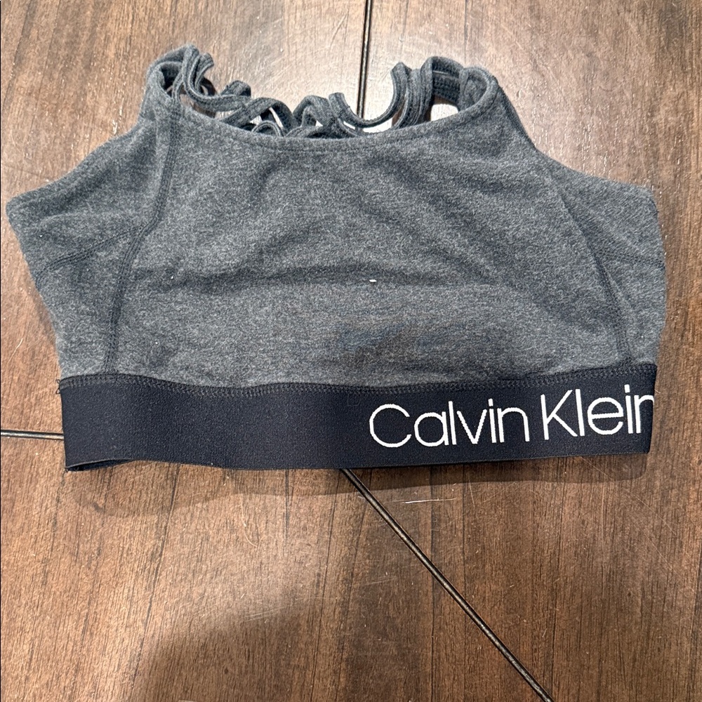 Calvin Klein Kids Charcoal Gray Bottoms